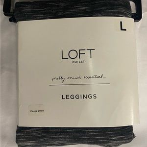 Loft fleece lined leggings, size Large